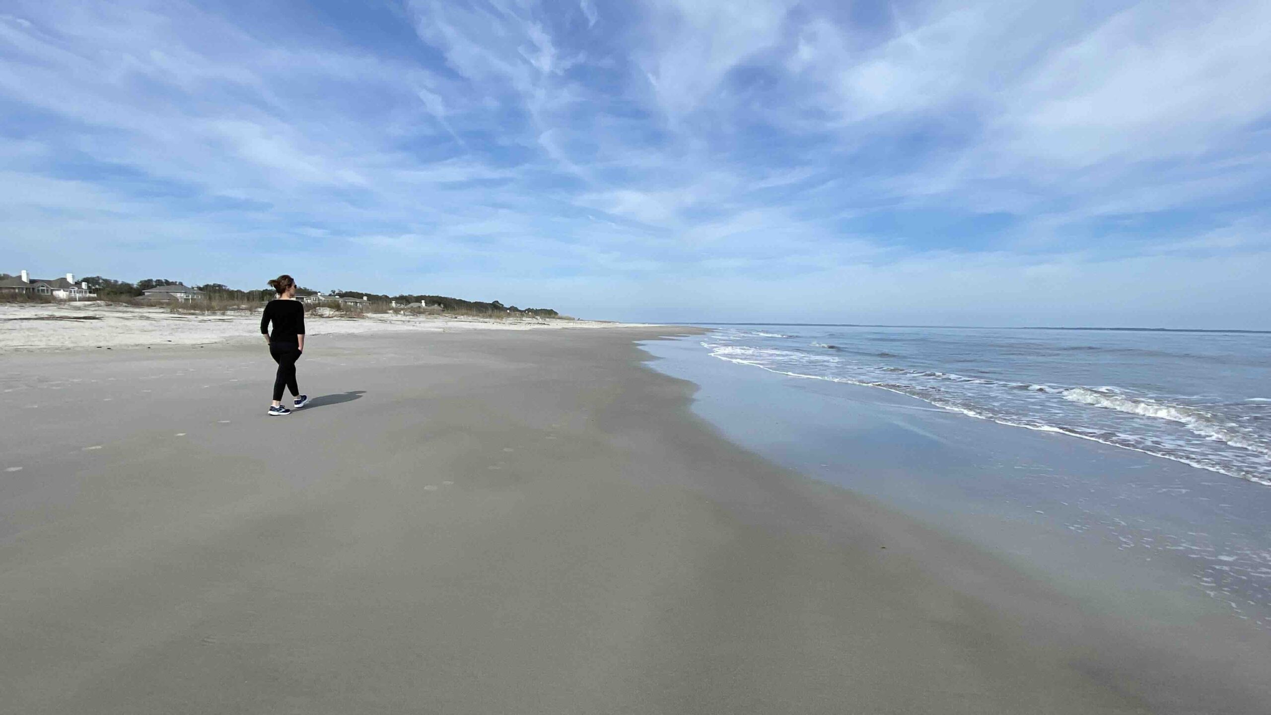 Walking on the beach at the Westin HIlton Head one of the best luxury Hilton Head Resorts copy