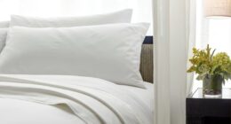 The Archer Hotel pillows and bed at one of the best luxury hotels in Napa Valley, CA